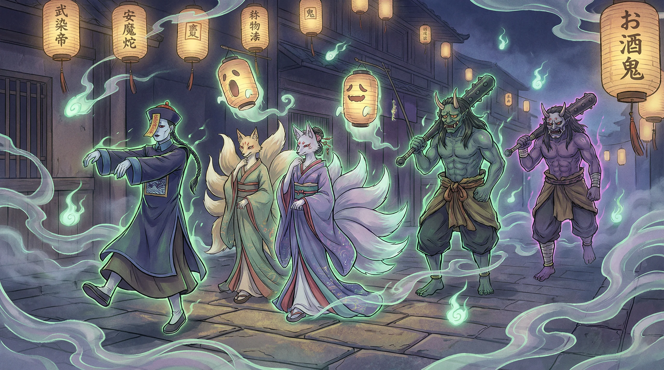 百鬼夜行 - 元歌被傀儡玩得直叫 中日鬼怪动漫